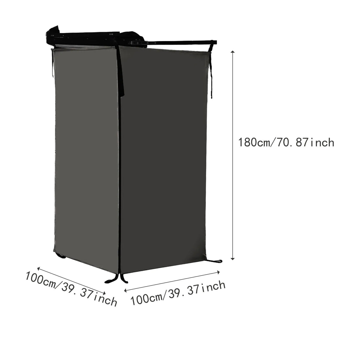 Car Side Shower Tent Waterproof Privacy Shower Tent RV Tailgate Van Toilet Changing Room Shelter for Outdoor Camping HikingBeach
