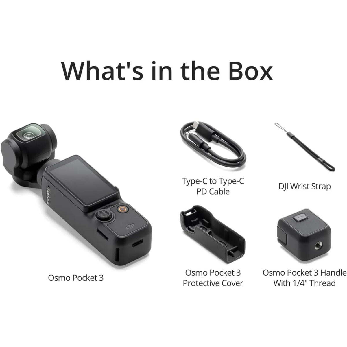 DJI Osmo Pocket 3 4K Vlogging Camera 1-Inch CMOS 3-Axis Gimbal Stabilizer Fast Focus Portable Video Camera