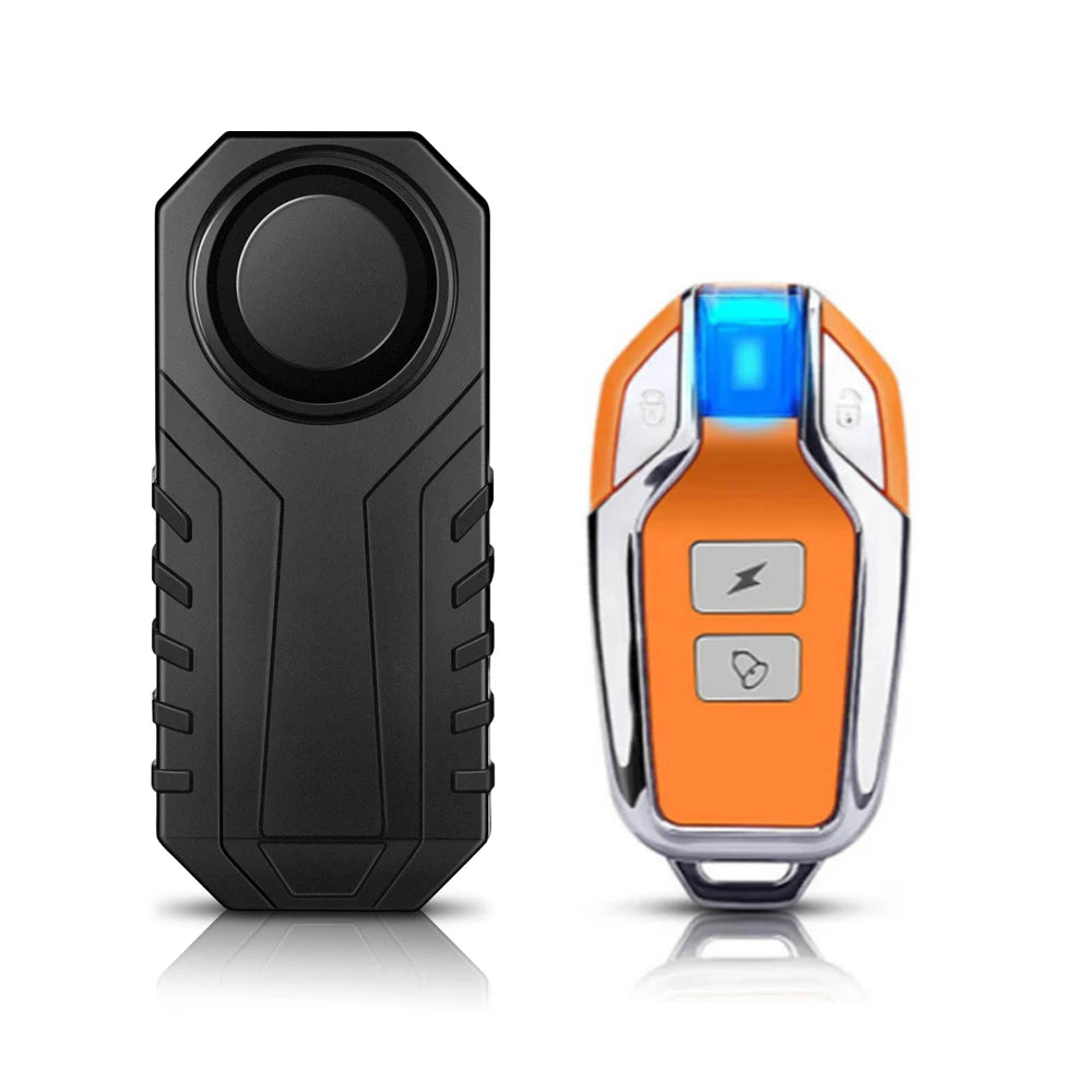 Wireless Motorcycle Bike Vibration Alarm IP55 Waterproof Bicycle Alarm Remote Control Anti-theft Motobike Detector Alarm System