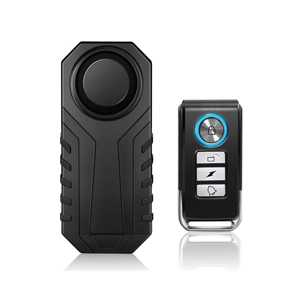 Wireless Motorcycle Bike Vibration Alarm IP55 Waterproof Bicycle Alarm Remote Control Anti-theft Motobike Detector Alarm System