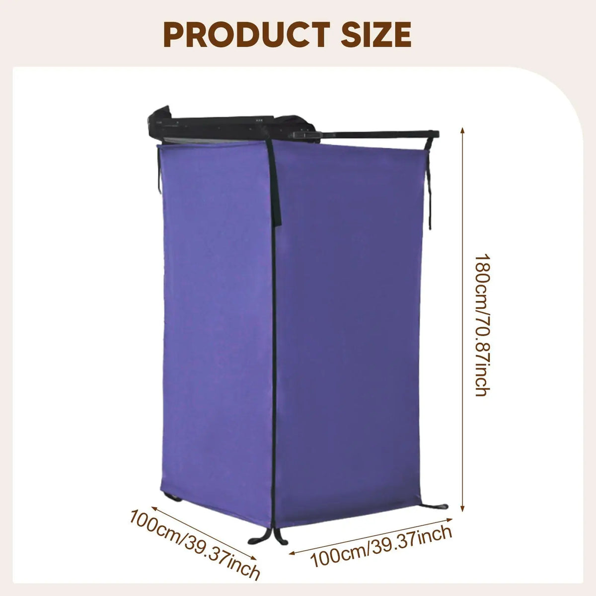 Car Side Shower Tent Waterproof Privacy Shower Tent RV Tailgate Van Toilet Changing Room Shelter for Outdoor Camping HikingBeach