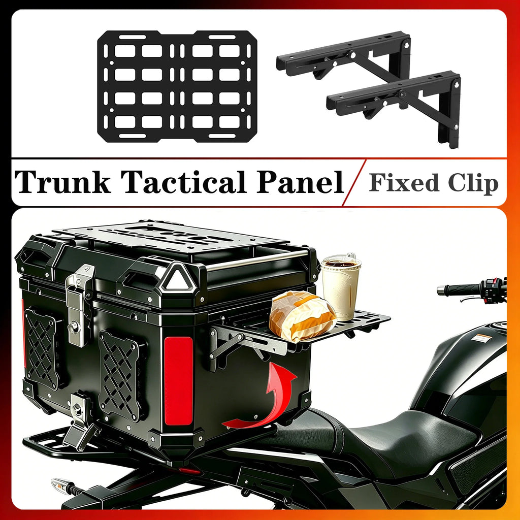 Motorcycle Folding Molle Panel 28L 36L 45L 55L 65L 80L 100L Trunk Tail Box Side Panel Tactical Expand Modular Organizer Storage