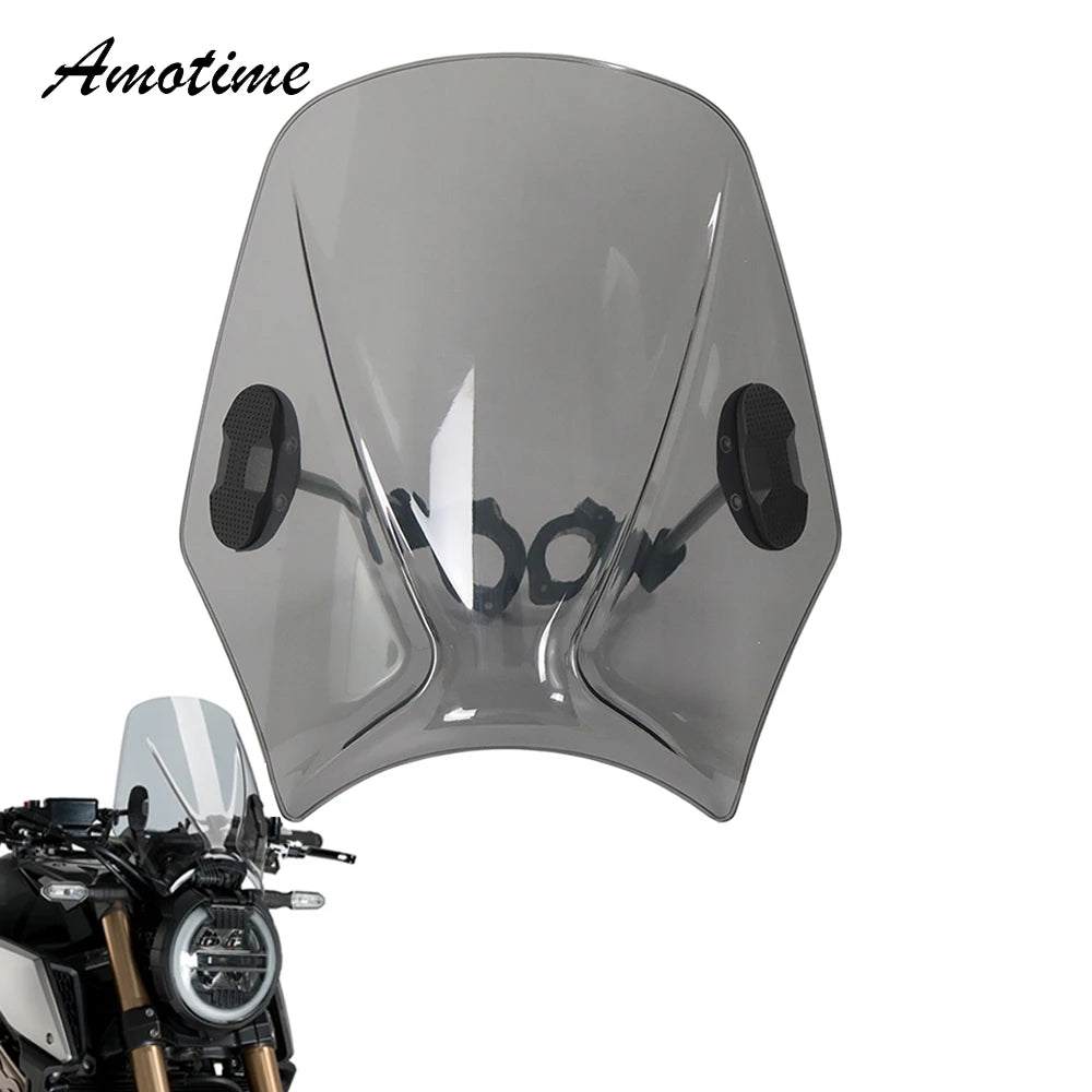 Motorcycle Windscreen Windshield Universal For Royal Enfield Bullet/Meteor/Classic 350 500 Interceptor 650 Continental GT 535