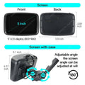 5 Inch Motorcycle Display Screen Carplay Moto Navigation Portable Digital Dashboard Motobike Android Auto Waterproof BT Monitor