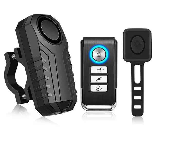 Wireless Motorcycle Bike Vibration Alarm IP55 Waterproof Bicycle Alarm Remote Control Anti-theft Motobike Detector Alarm System