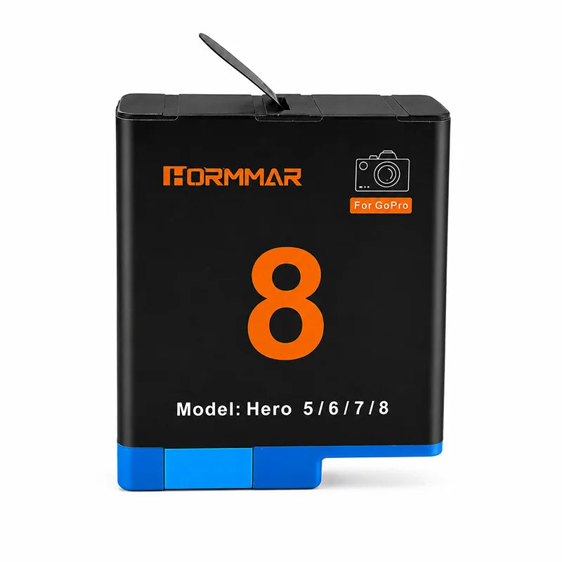 GoPro Hero 5 6 7 8 Black Replacement Battery 1800mAh Rechargeable Li-ion Camera Battery Compatible with Hero5 Hero6 Hero7 Hero8