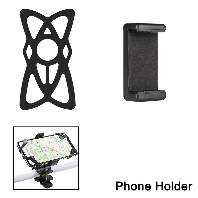 Metal Motorcycle Bicycle Camera Holder Handlebar Mirror Mount Bike Bracket for GoPro Hero 9 8 10 Phone Action Camera Accessories