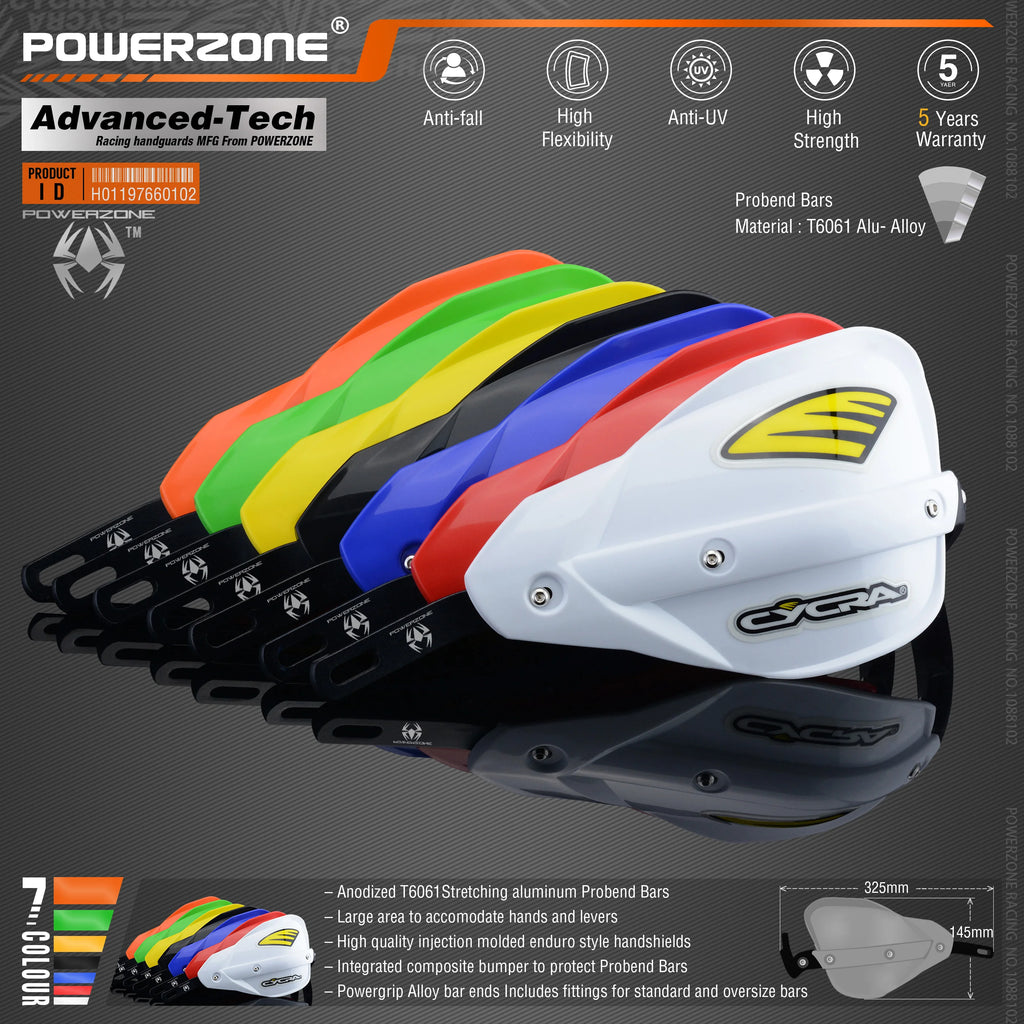 Powerzone Probend Handguards For Honda KTM ADV EXC EnduroHusqvarna TE CRF WRF DRZ KLX Motorcycle Dirt Bike ATV Handlebar