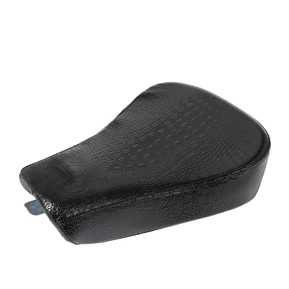 5 Models Black Motorcycle Front Driver PU Leather Pillow Solo Seat Cushion For Harley Sportster Forty Eight XL1200 883 72 48