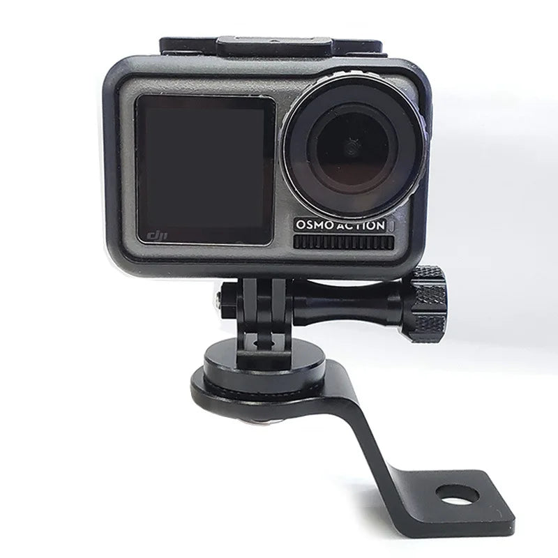 Motorcycle Mount Aluminum bracket CNC Mount rearview mirror Supporter Ride for Gopro Hero 12 11 10 DJI OSMO Action 4 3 Insta360