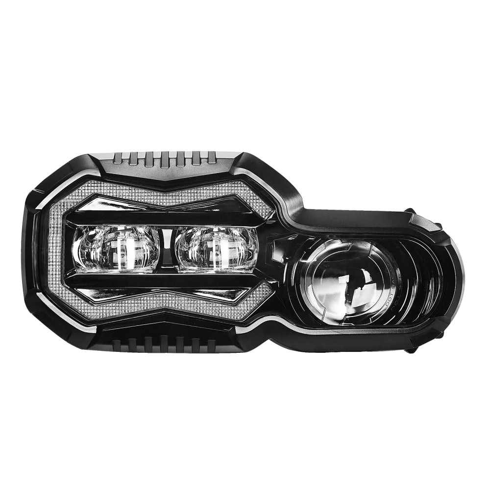 For BMW F650 700 800 GS F800GS ADV 2008-2018 E24 E-Mark Approved 110W Motorcycle LED Projector Headlight Assembly LED Spotlight