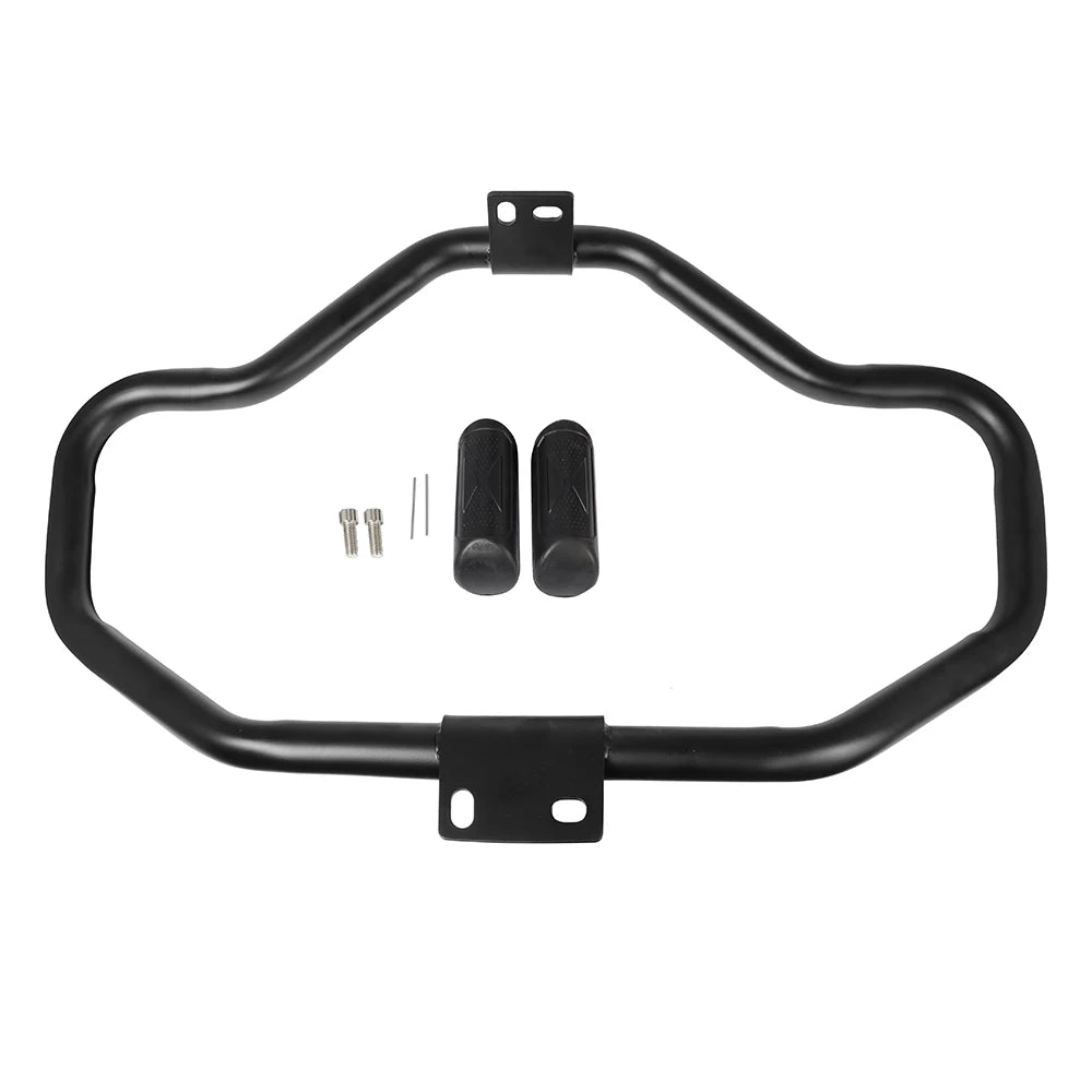 Motorcycle Mustache Engine Guard Highway Crash Bar Black/ Chrome For Harley Sportster XL883 XL1200 48 72 2004-2017
