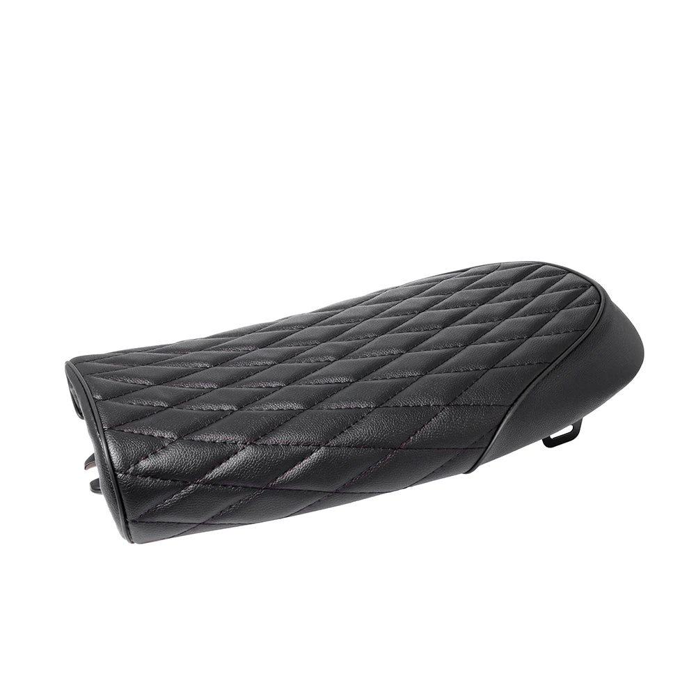 Motorcycle Cafe Racer Vintage Replacement Hump Saddle Seat PU Leather Refit Flat Saddle Cushion For Yamaha Kawasaki Honda CG125