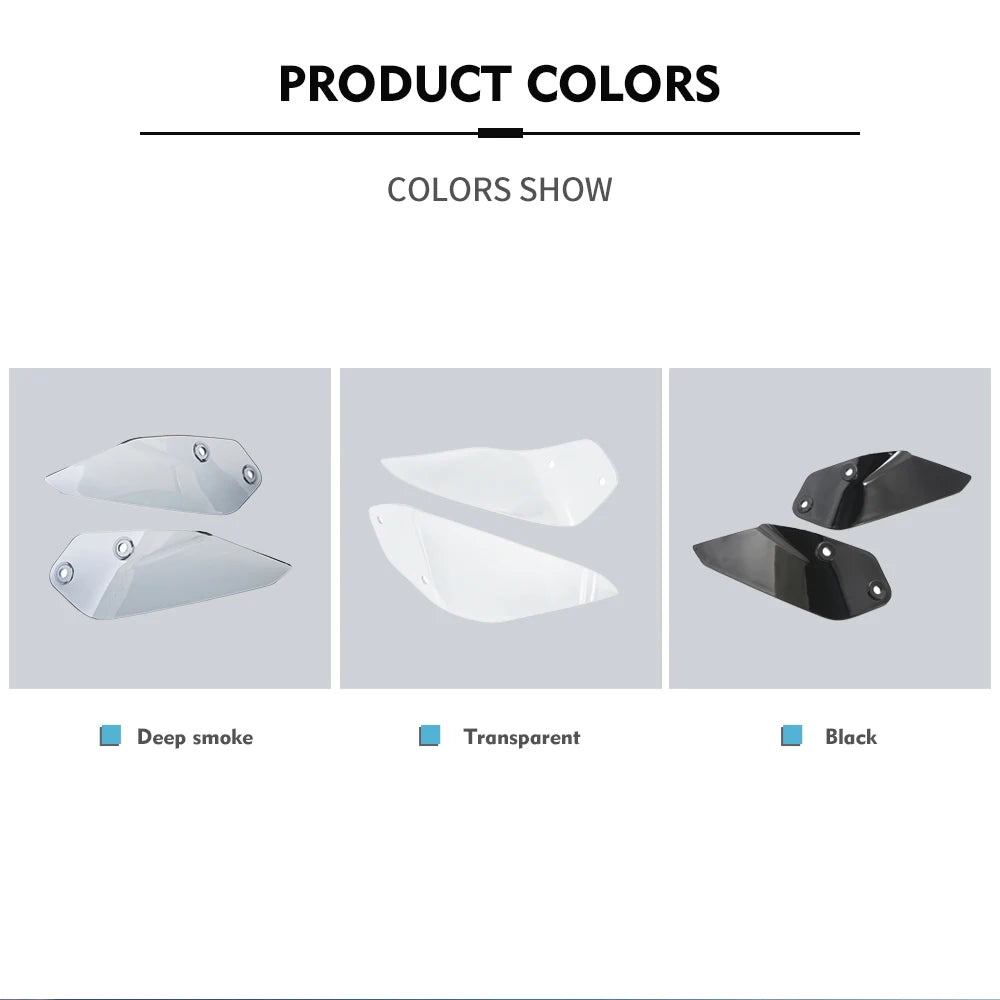 For BMW R1250GS ADV R1200GS GS1200 GS1250 Adventure 2014-2024 Motorcycle Windshield Windscreen Wind Side Deflector HandShield