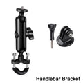 Metal Motorcycle Bicycle Camera Holder Handlebar Mirror Mount Bike Bracket for GoPro Hero 9 8 10 Phone Action Camera Accessories
