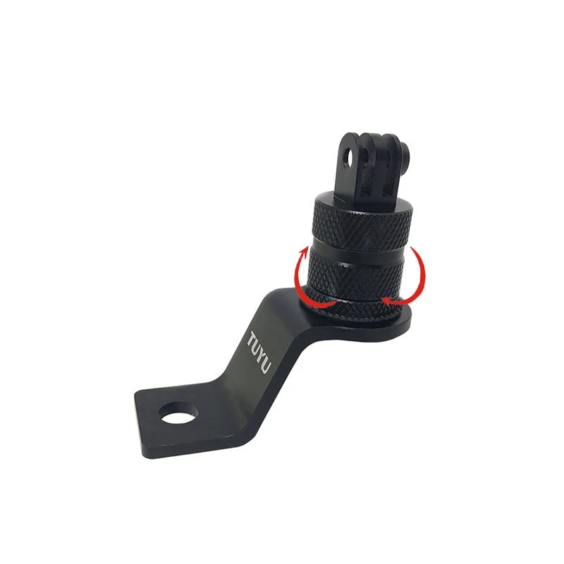 Motorcycle Aluminum 360 Rotate bracket Mount rearview mirror Supporter Ride for Gopro Hero 12 11 10 DJI OSMO Action 4 3 Insta360