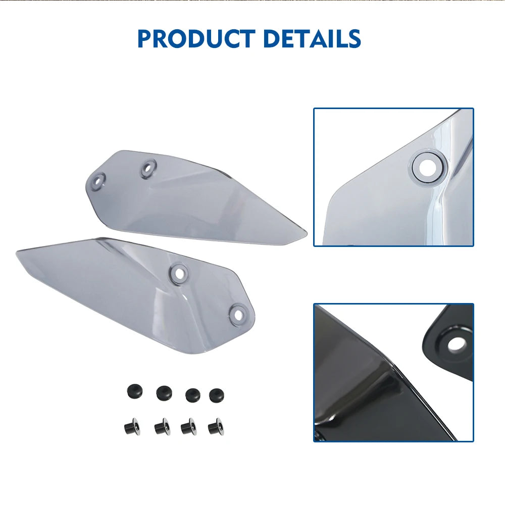 For BMW R1250GS ADV R1200GS GS1200 GS1250 Adventure 2014-2024 Motorcycle Windshield Windscreen Wind Side Deflector HandShield