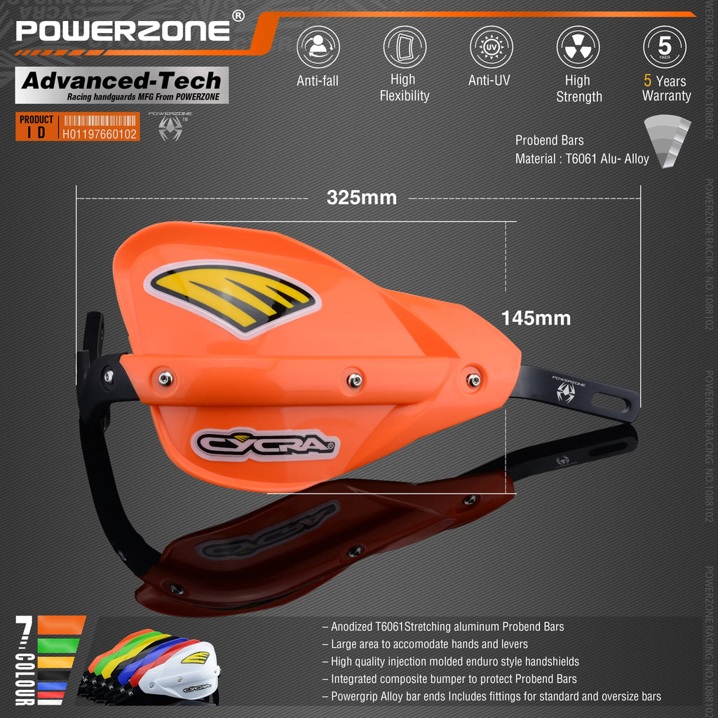 Powerzone Probend Handguards For Honda KTM ADV EXC EnduroHusqvarna TE CRF WRF DRZ KLX Motorcycle Dirt Bike ATV Handlebar