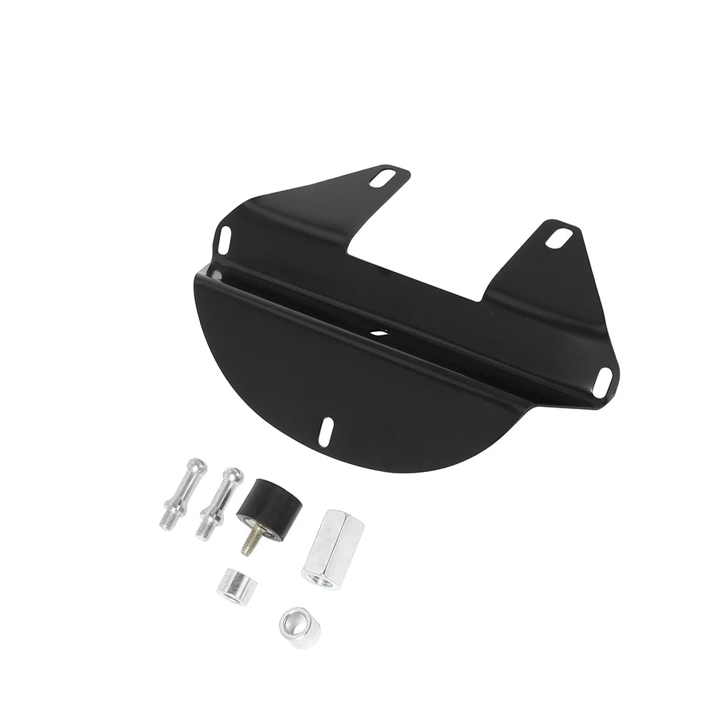 Motorcycle Black Headlight Grill Fairing Cover ABS Plastic Windshield For Harley 883 1200 Front Fork Mount Dyna Sportster XLCH