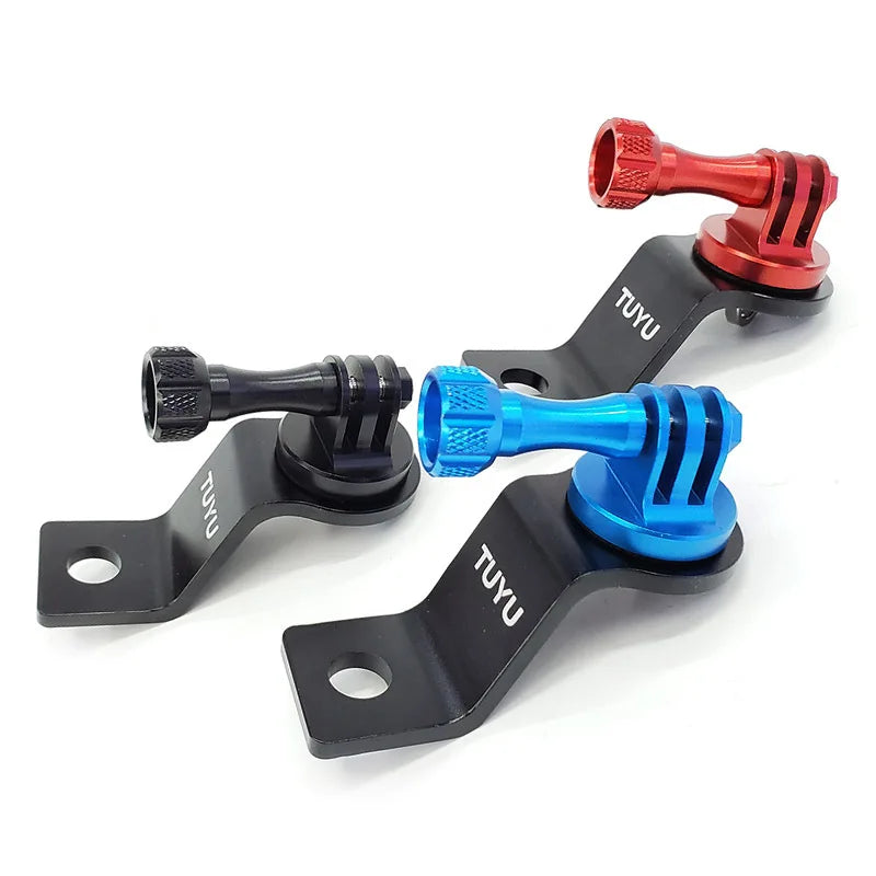 Motorcycle Mount Aluminum bracket CNC Mount rearview mirror Supporter Ride for Gopro Hero 12 11 10 DJI OSMO Action 4 3 Insta360