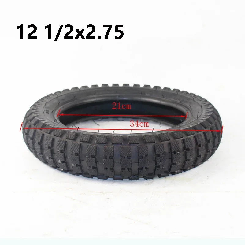 12.5x2.75 Tire 12 1/2x2.75 Pneumatic Tire Inner Tube for MX350 MX400 Scooter 49cc Motorcycle Mini Dirt Bike Tire