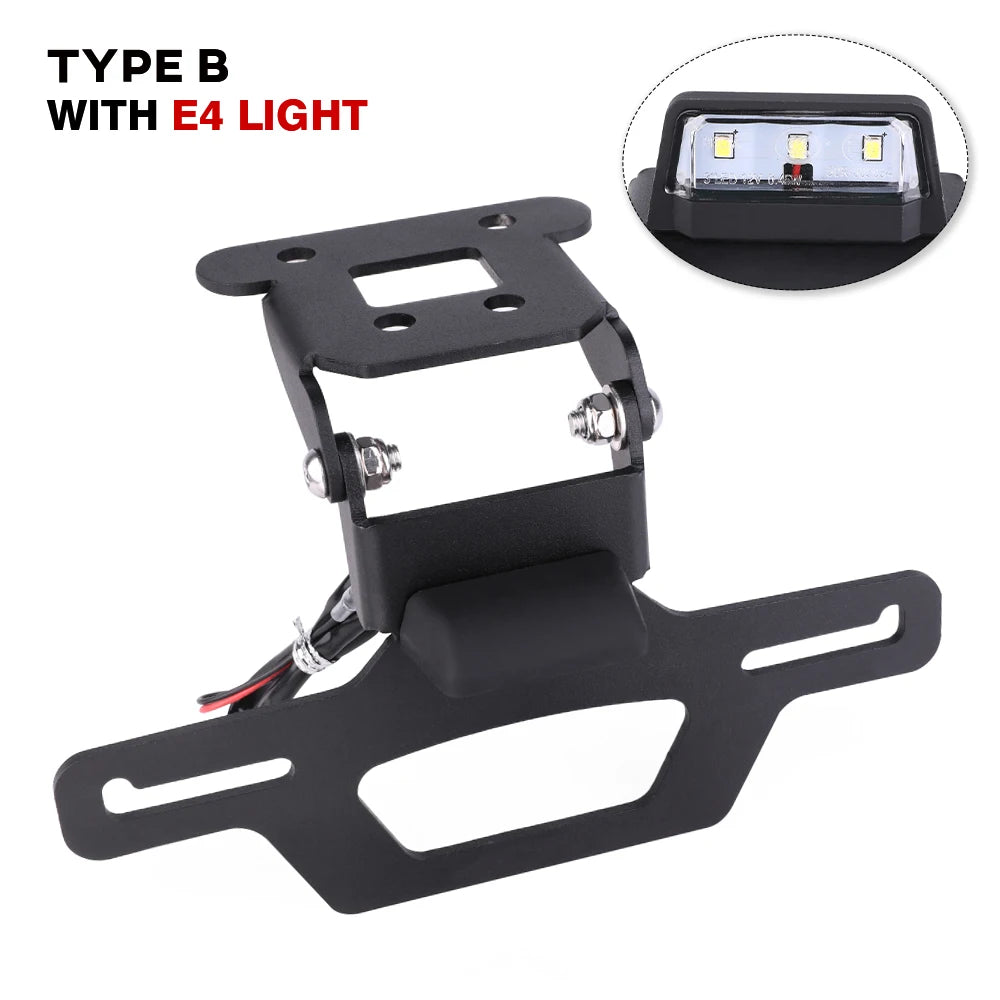 Tail Tidy License Plate Holder For KAWASAKI NINJA 250 400 Z250 Z300 Z400 2018-2014 Motorcycle Fender Eliminator Frame Bracket