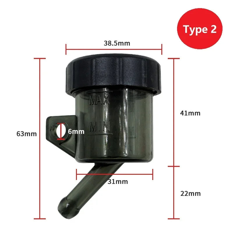 Motorcycle Modification Accessories Off-road Vehicle Large Displacement Straight Up Pump Brake Pump Modified Oil Cup