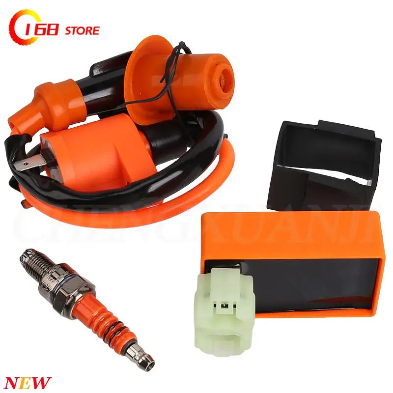 Suitable for GY6 50cc 125cc 150cc motorcycle accessories Practical CDI, ignition coil and spark plug kit