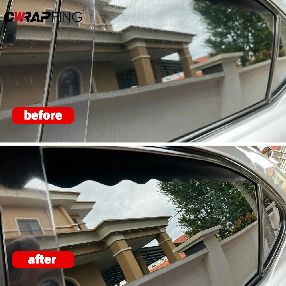 Motorcycle Rearview Mirror Glass Cleaning Brush Oil Film Remover Glass Front Dashboard Side Window Rearview Mirror Clean Agent