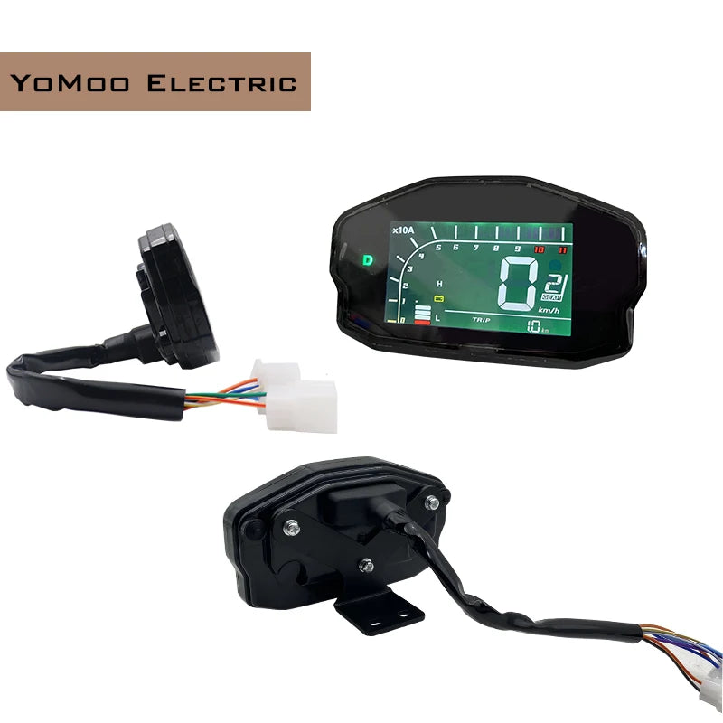 QS120 2KW PMSM Mid Drive Motor With Fardriver ND72450 Controller DKD Display and T08 Throttle For Electric Mopeds Motorcycle ATV
