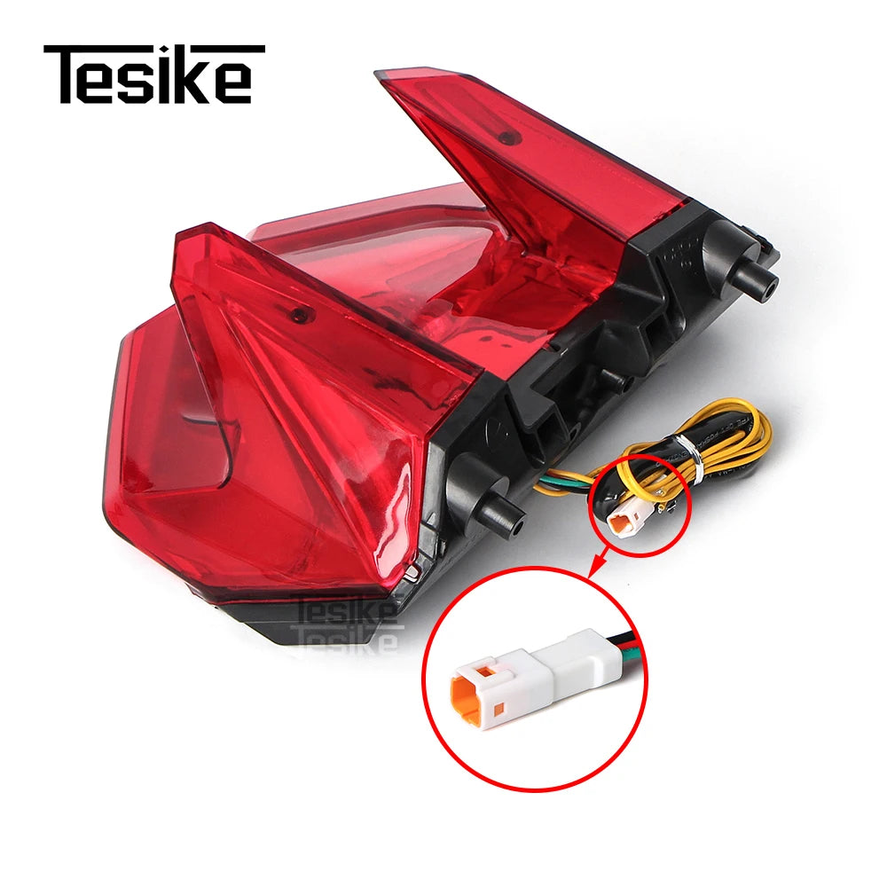 Motorcycle LED Taillight Fit for Ducati Multistrada V2 V2S 950 1200 1260 Rear Brake Turn Signal Integrated Tail Lights