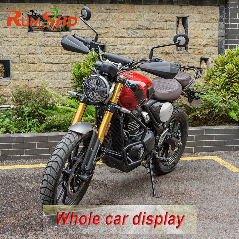 Stunt Cage Engine Guard Crash Bar Protecter Bumper For Triumph SPEED 400/SCRAMBLER 400 X 2024-2025 Carbon Steel