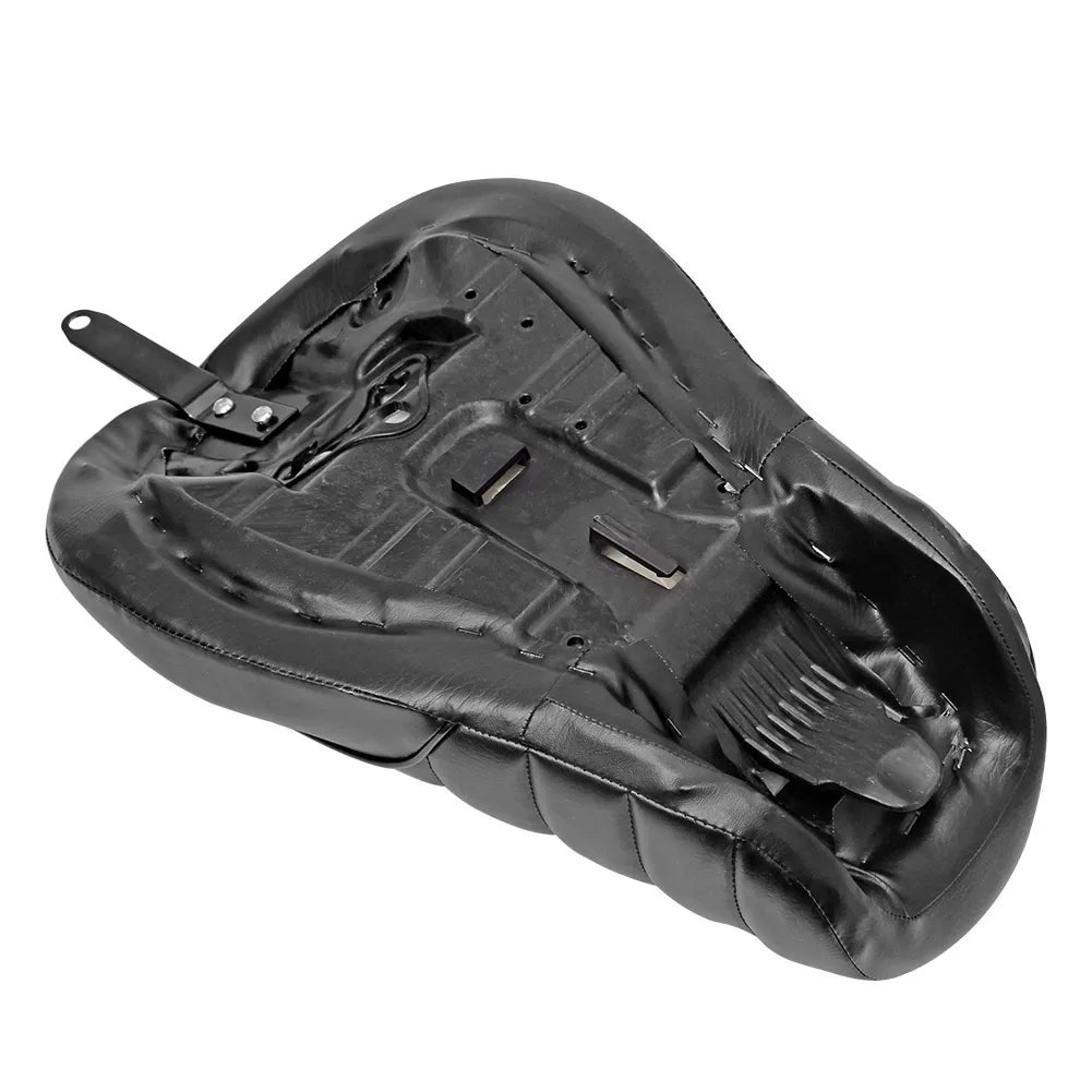 Motorcycle Black Leather Front Driver Solo Seat For Harley Sportster Iron XL 883 1200 XL883N Roadster Custom 2016-2021