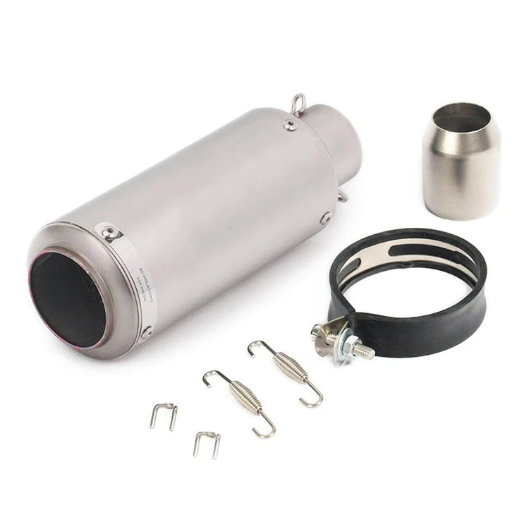 Universal 51/60mm motorcycle exhaust inox muffler carbon fiber exhaust with DB Killer for z900 R3 R25 MT07 MT09 R1 Z400 Z650