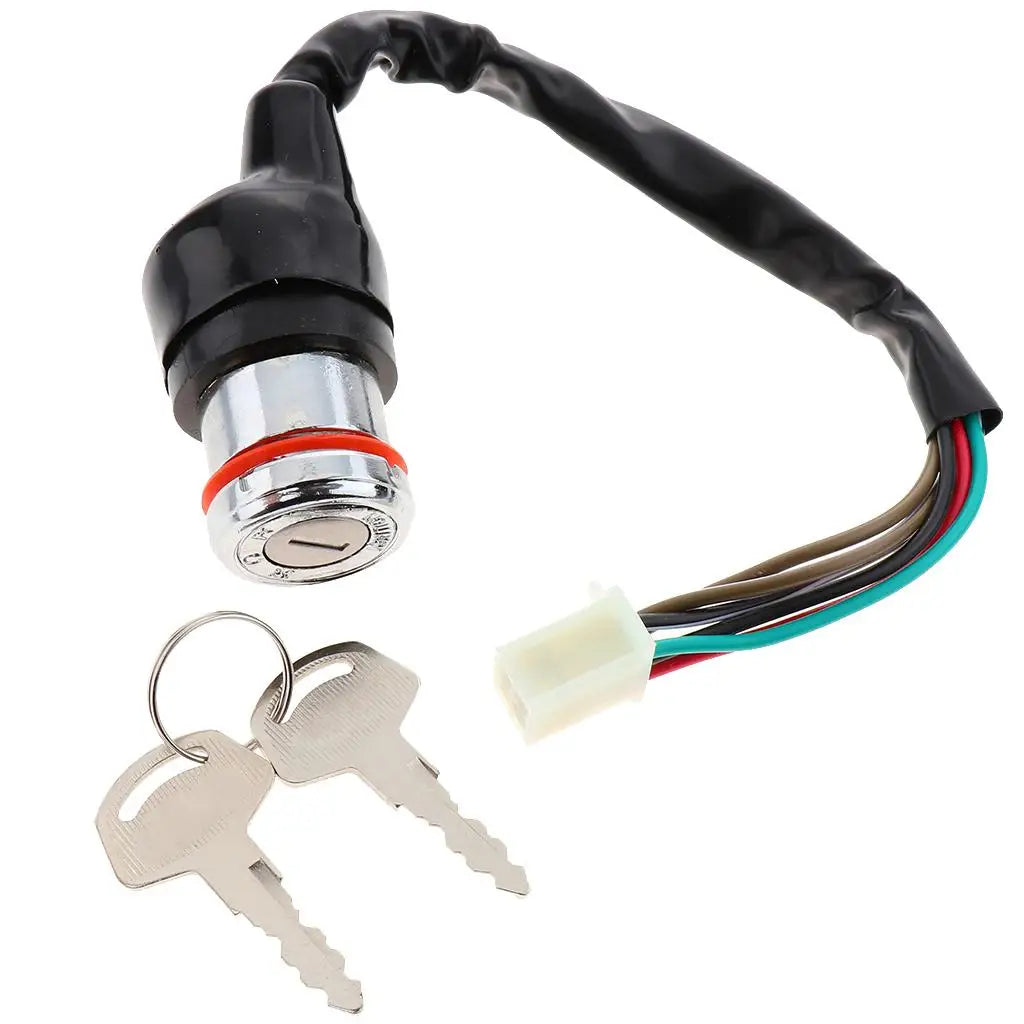 New 6 Wire ATV Ignition Switch+Key Set for Suzuki GN 125 Scooter Universal Motorcycle Ignition Switch Key