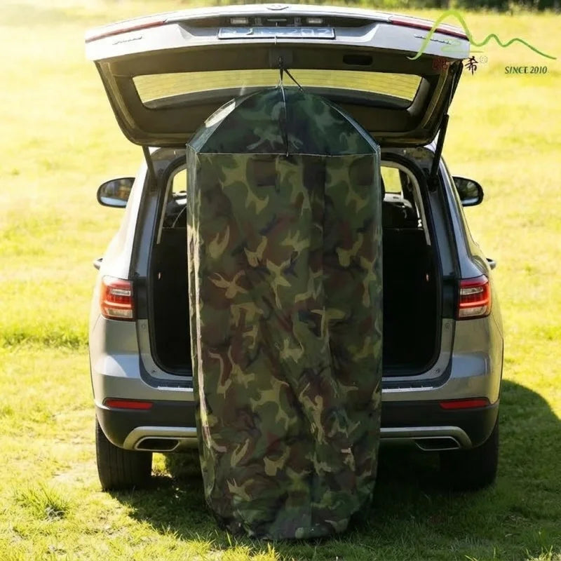 Quick Pop Up Shower Tent Camping Toilet Privacy Shelter Outdoor Changing Room Dome Instant Foldable Silver Coated Single Layer