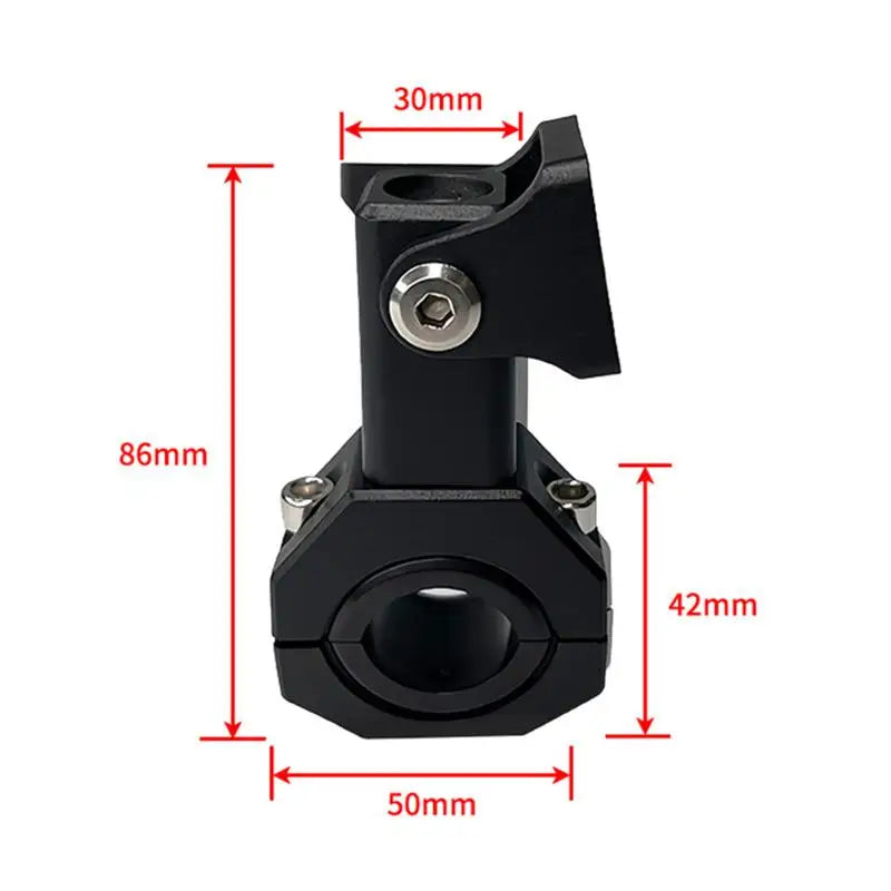 1/2Pcs Motor Auxiliary Light Bracket 360° Adjustment For Spotlight Fog LED Driving Lights Motorcycle Light Bar Mount Tube Clamp