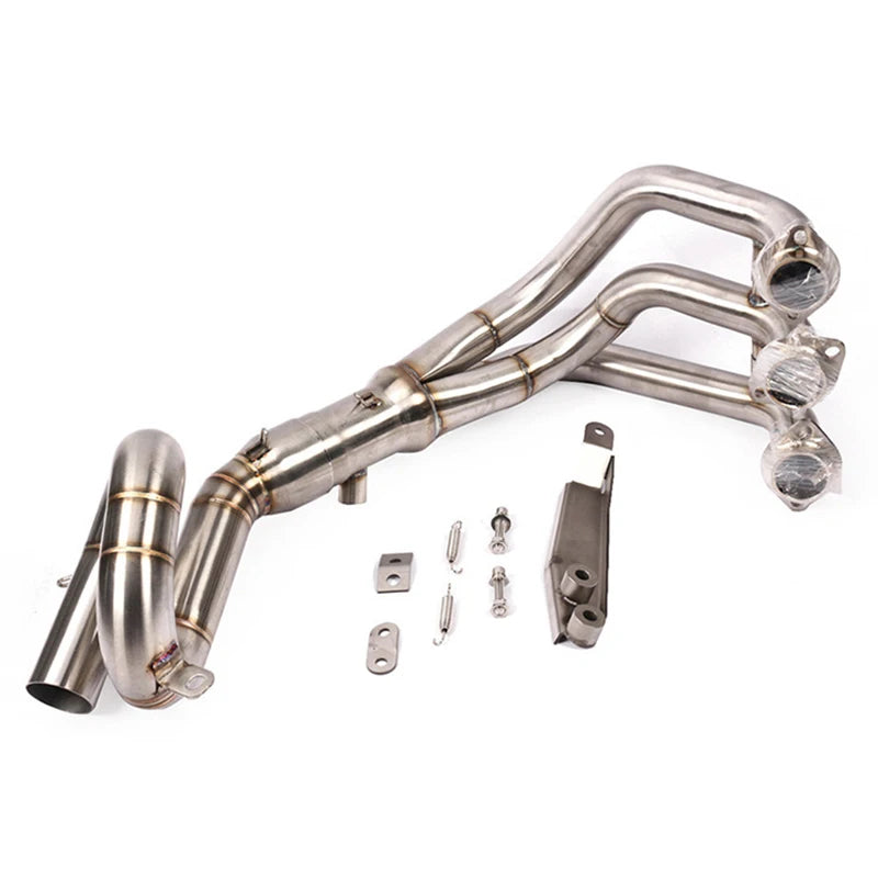 Motorcycle Exhaust Full System Escape For MT09 FZ09 MT-09 FZ-09 Tracer 900 Header Loop Front Pipe carbon fiber Muffler Slip-On
