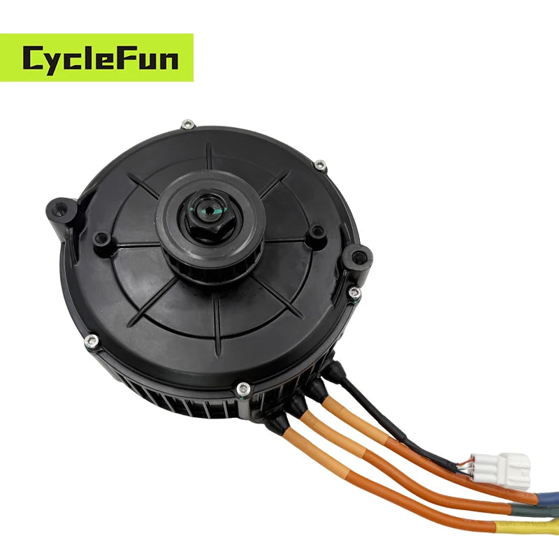QS165 5KW Peak 10KW 6500RPM 48V-96V QS Mid-Drive Motor With ND72680 BLDC Sine Wave Controller For Electric Motorcycles Scooter