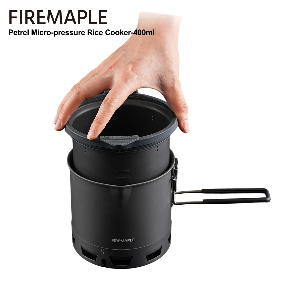 Fire-Maple Petrel G2 Micro-pressure Rice Cooker 62g Portable Cooking Cup for G2 Pot Ultralight Camp Backpacking Cookware 400ml