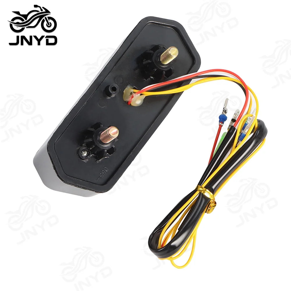 JNYD Turn Signal Lights Motorcycle Taillights Indicator LED Rear Brake Stop Tail Lamp For Honda MSX125 CBR650F CTX700 CTX700N