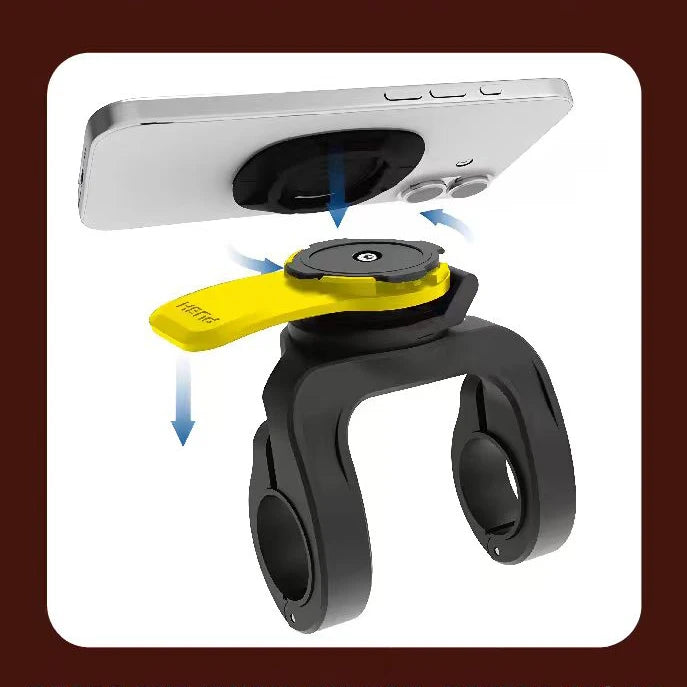 Motorcycle Phone Mount Anti-Vibration Dampener Heavy Duty Secure Grip Phone Holder for Adventure Bike Dirt Bike Harley Offroad