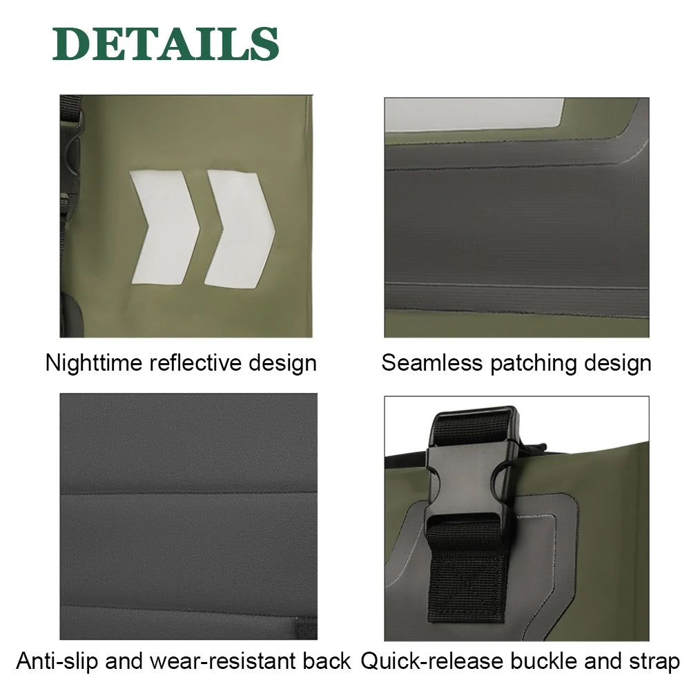 30L Motorcycle Saddle Bag Large Capacity Travel Camel Bag Waterproof Motorcycle Side Bag Motorcycle Modification Accessories