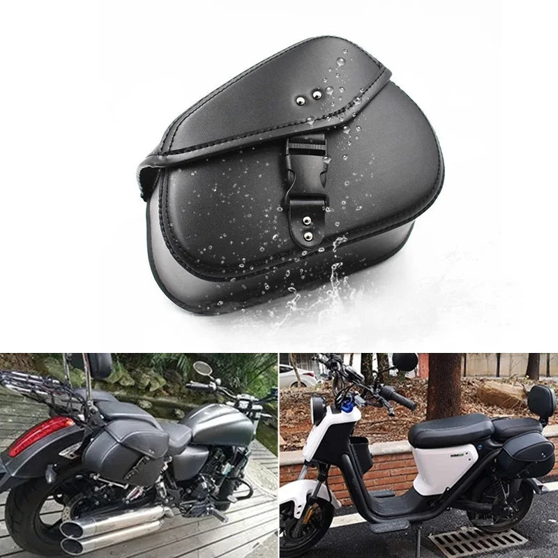 Luggage Tail Rear Bags For Sportster 883 1200 Honda Yamaha Suzuki Motorcycle SaddleBag Motorbike Side Bags Storage Tool Parts