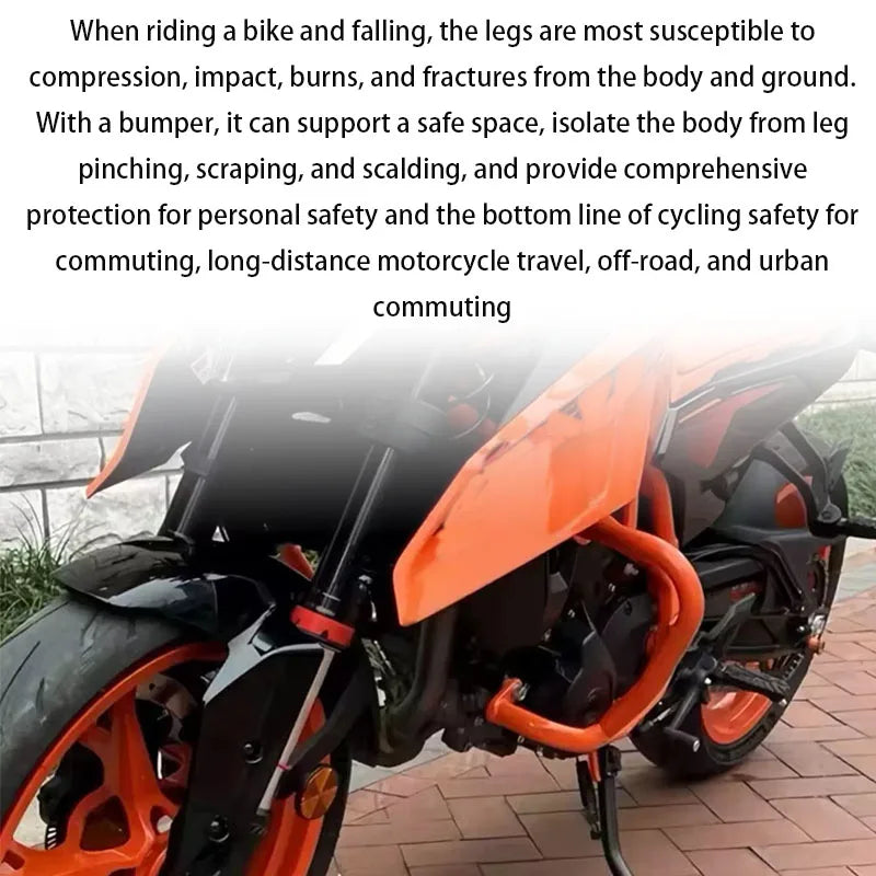 For Duke 390 Engine Guard Highway Crash Bars For KTM Duke390 2017-2023 Motorcycle Highway Engine Guard Fairing Protector