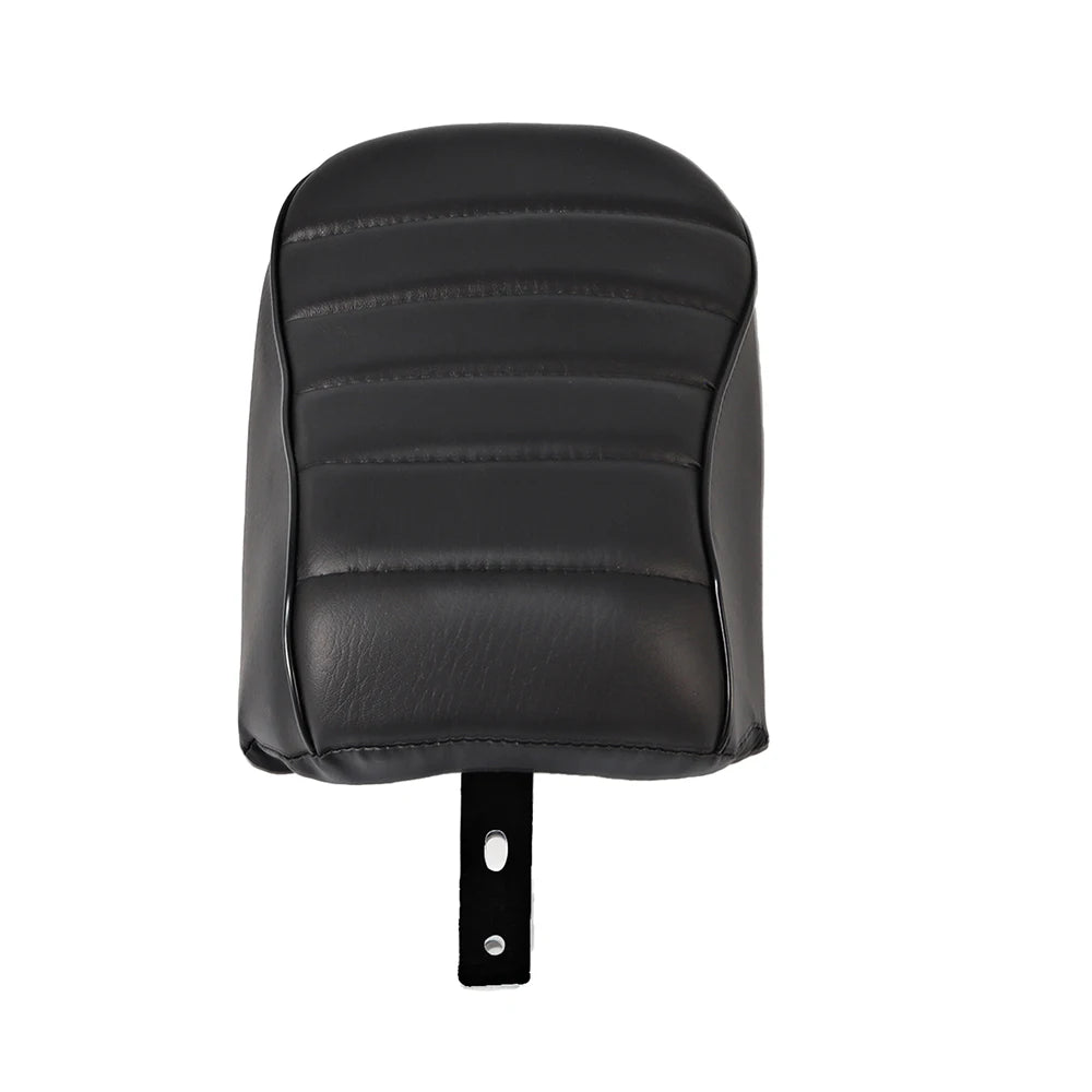 Motorcycle Black Rear Passenger Seat Pillion Cushion PU Leather For Harley Sportster Iron 883 XL883N 2016-2022