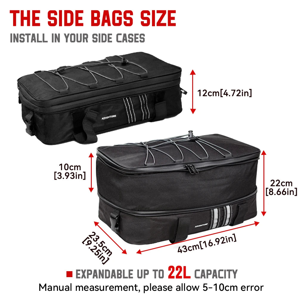 New Waterproof Bag Top Box Panniers Bag Case Luggage Bags For BMW R 1200 1250 GS LC Adventure Motorcycle F650GS G310GS ADV