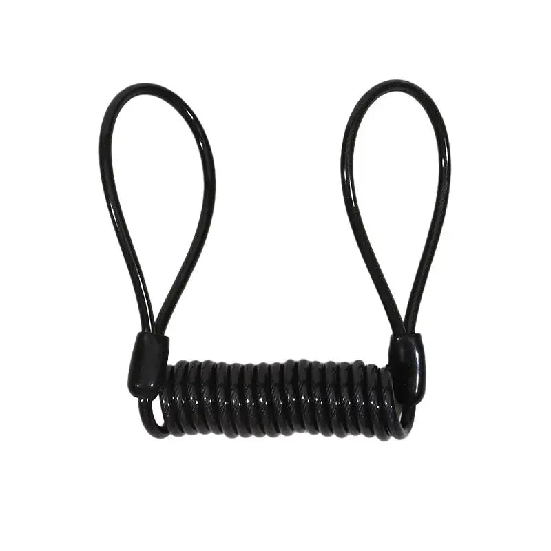 Alarm Disc Lock Security Anti Thief Motorbike Motorcycle Wheel Disc Brake Alarm Lock & Bag And Reminder Spring Cable