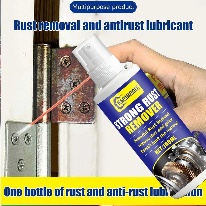 Motorcycle Strong Rust Remover for Metal steel 450ML Tough Rust Removal Strong Rust Removal Lubricant Anti Rust Spray Stain
