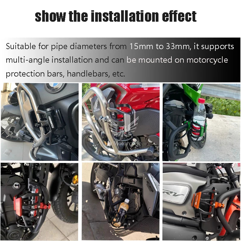 For BMW R1200GS R 1200 GS Adventure LC 2004-2025 Universal | New Motorcycle Accessories CNC Water Bottle Drink Cup Holder